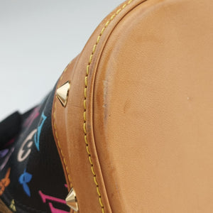 Secondhand Louis Vuitton Alma GM noir Monogram Multicolor M40442 handbag | stylenewstar