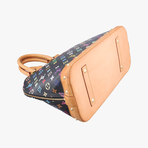 Secondhand Louis Vuitton Alma GM noir Monogram Multicolor M40442 handbag | stylenewstar