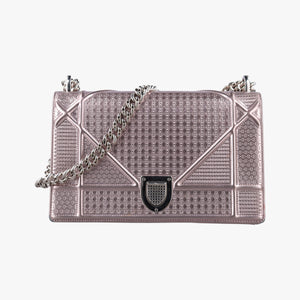 Secondhand Christian Dior Diorama Pink Patent Leather  shoulderbag | stylenewstar