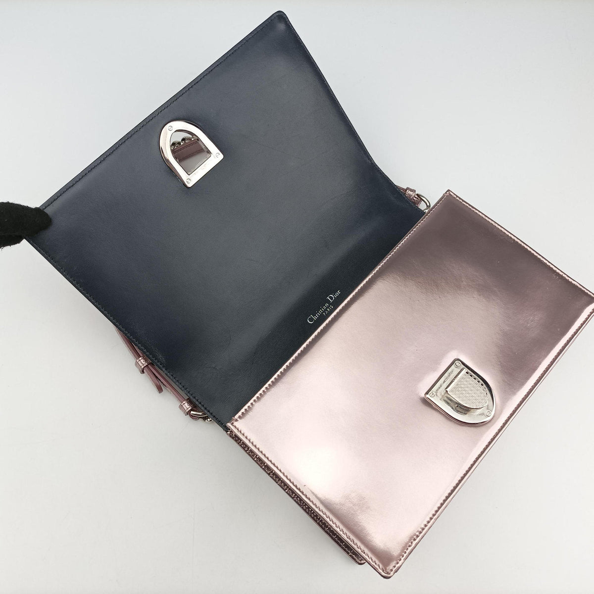 Secondhand Christian Dior Diorama Pink Patent Leather  shoulderbag | stylenewstar