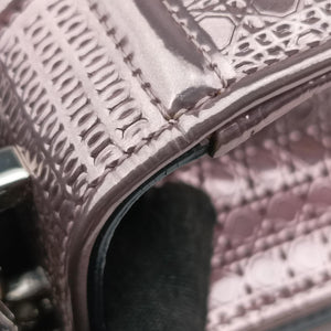 Secondhand Christian Dior Diorama Pink Patent Leather  shoulderbag | stylenewstar