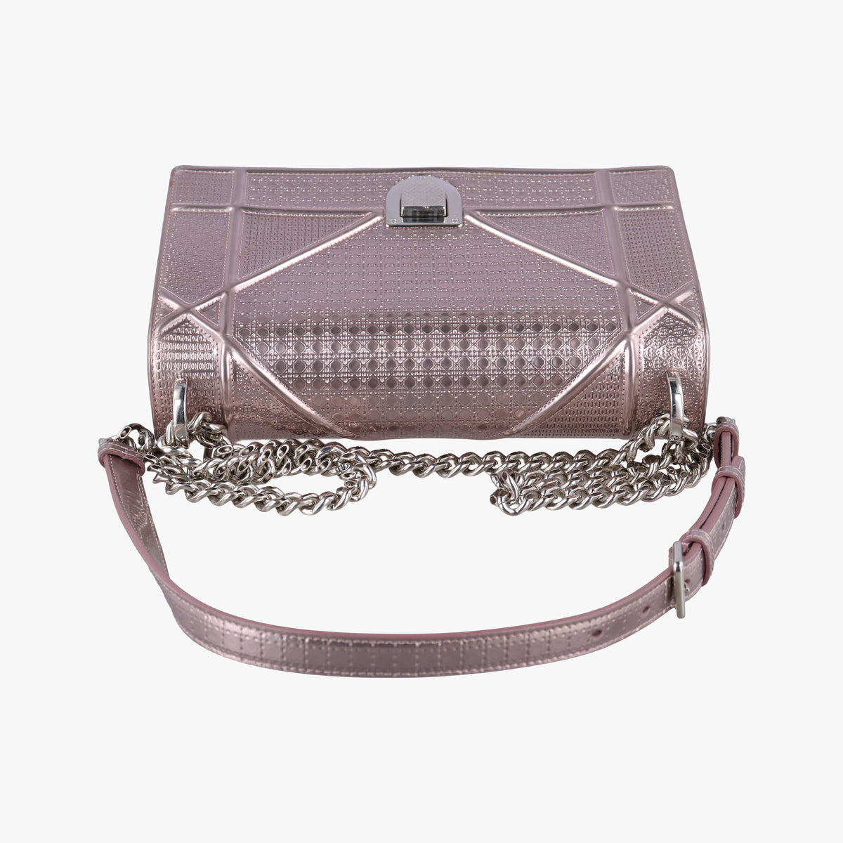 Secondhand Christian Dior Diorama Pink Patent Leather  shoulderbag | stylenewstar