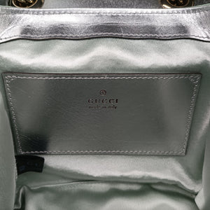 Pre-owned Gucci GG Marmont Green Leather 739682 shoulderbag | stylenewstar