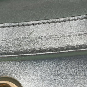 Pre-owned Gucci GG Marmont Green Leather 739682 shoulderbag | stylenewstar
