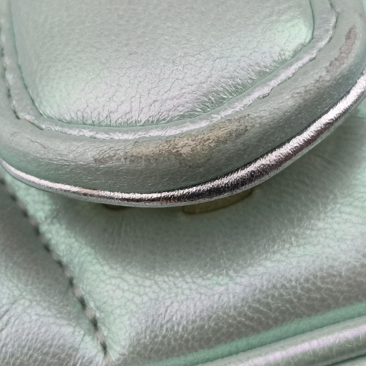 Pre-owned Gucci GG Marmont Green Leather 739682 shoulderbag | stylenewstar