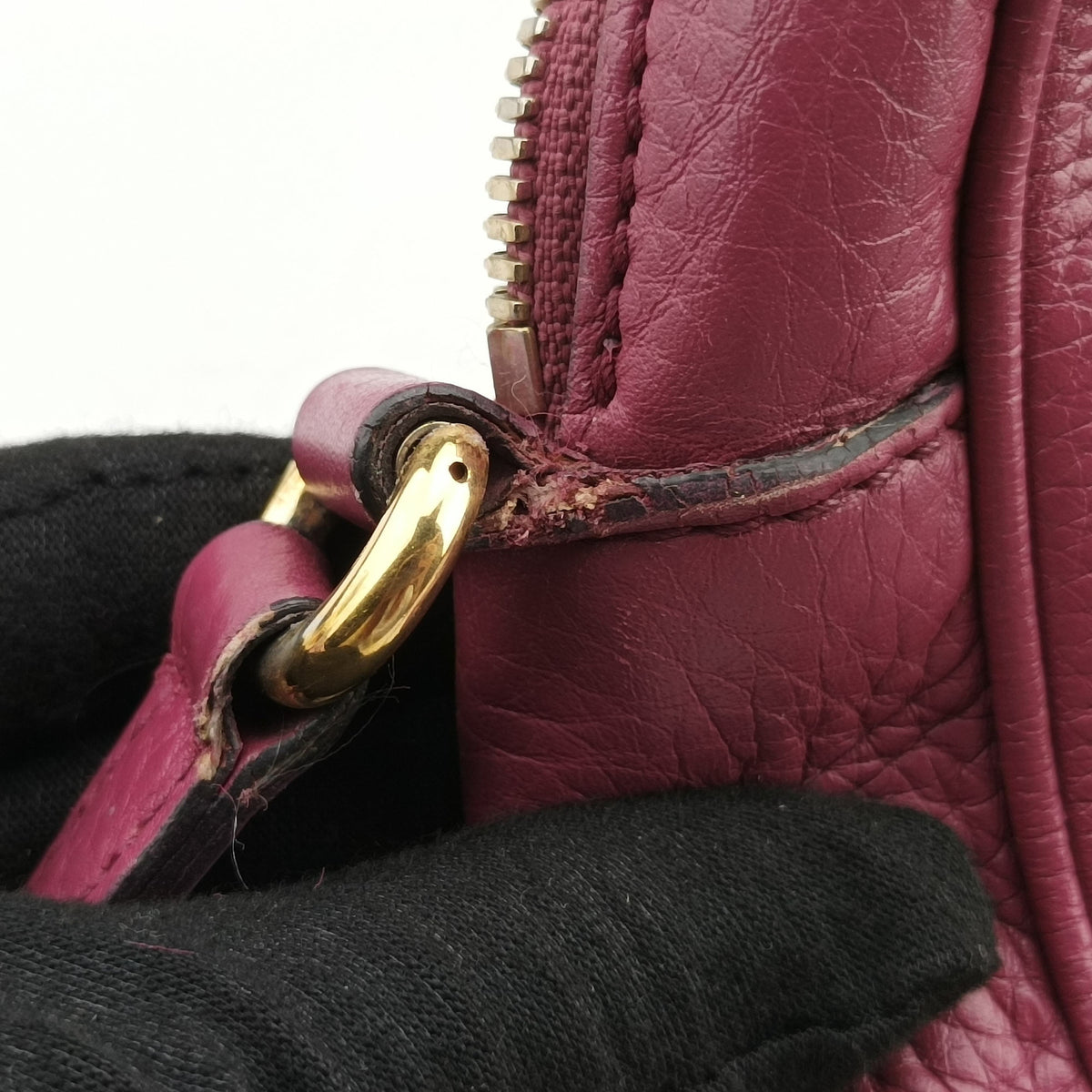 Pre-owned Gucci Soho Purple Leather 308364 shoulderbag | stylenewstar