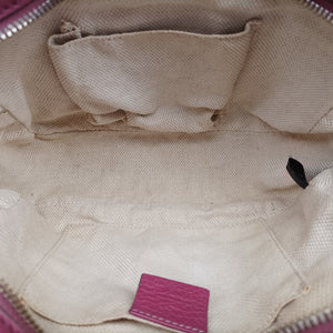 Pre-owned Gucci Soho Purple Leather 308364 shoulderbag | stylenewstar