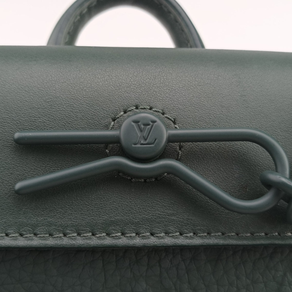 Vintage Louis Vuitton Nano Steamer VERT FONCE Monogram Taurillon M83052 shoulderbag | stylenewstar