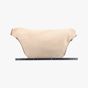 Pre-owned Gucci Sherry Vintage Beige×Brown Canvas × Leather 575082 bum bag/waist bag | stylenewstar