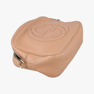 Pre-owned Gucci Soho Beige Leather 308364 shoulderbag | stylenewstar