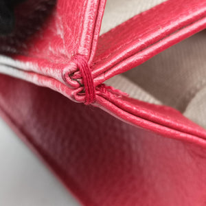 Vintage Gucci Interlocking G Red Leather 510304 shoulderbag | stylenewstar