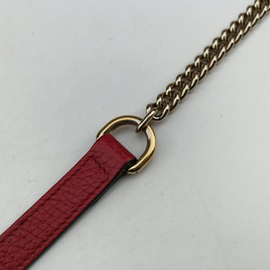 Vintage Gucci Interlocking G Red Leather 510304 shoulderbag | stylenewstar