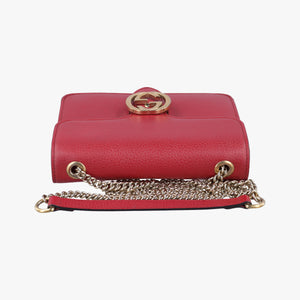 Vintage Gucci Interlocking G Red Leather 510304 shoulderbag | stylenewstar