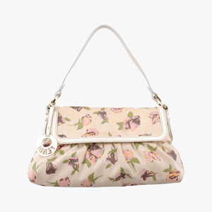 Pre-owned Fendi Chef Perforated Charm Zucca Print Multicolour canvas 8BR436 shoulderbag | stylenewstar