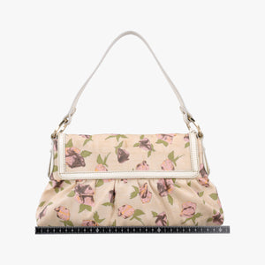 Pre-owned Fendi Chef Perforated Charm Zucca Print Multicolour canvas 8BR436 shoulderbag | stylenewstar