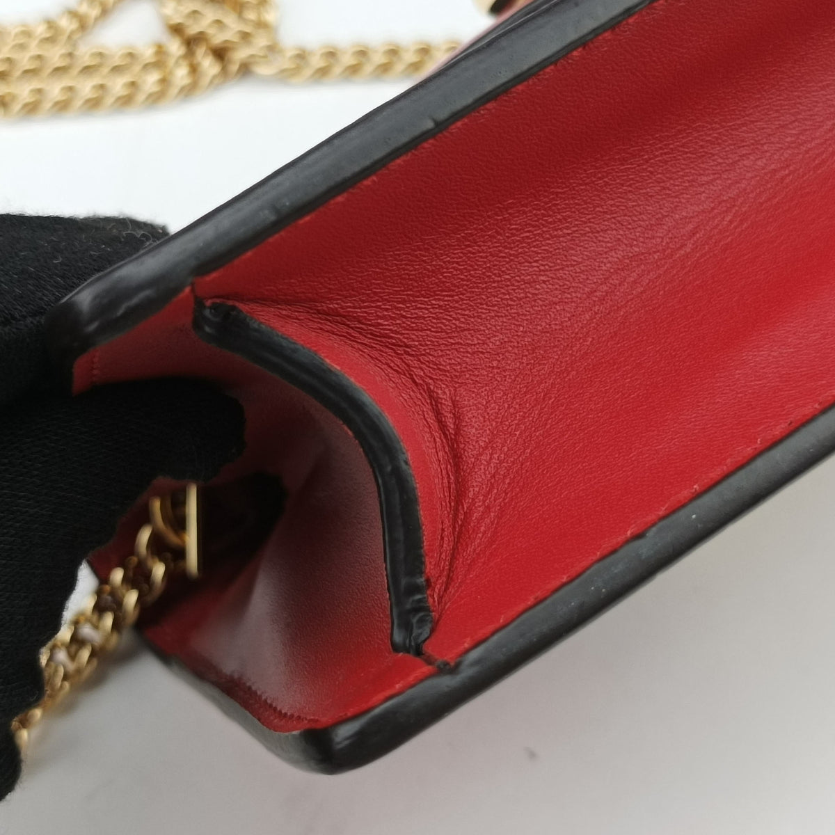 Secondhand Gucci Sylvie Red Leather 494646 shoulderbag | stylenewstar