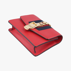 Secondhand Gucci Sylvie Red Leather 494646 shoulderbag | stylenewstar