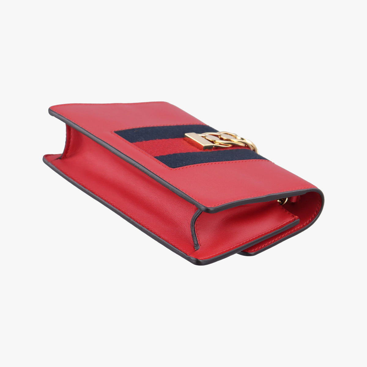 Secondhand Gucci Sylvie Red Leather 494646 shoulderbag | stylenewstar