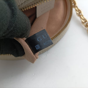 Pre-owned Gucci Ophidia White Leather 550618 crossbodybag | stylenewstar