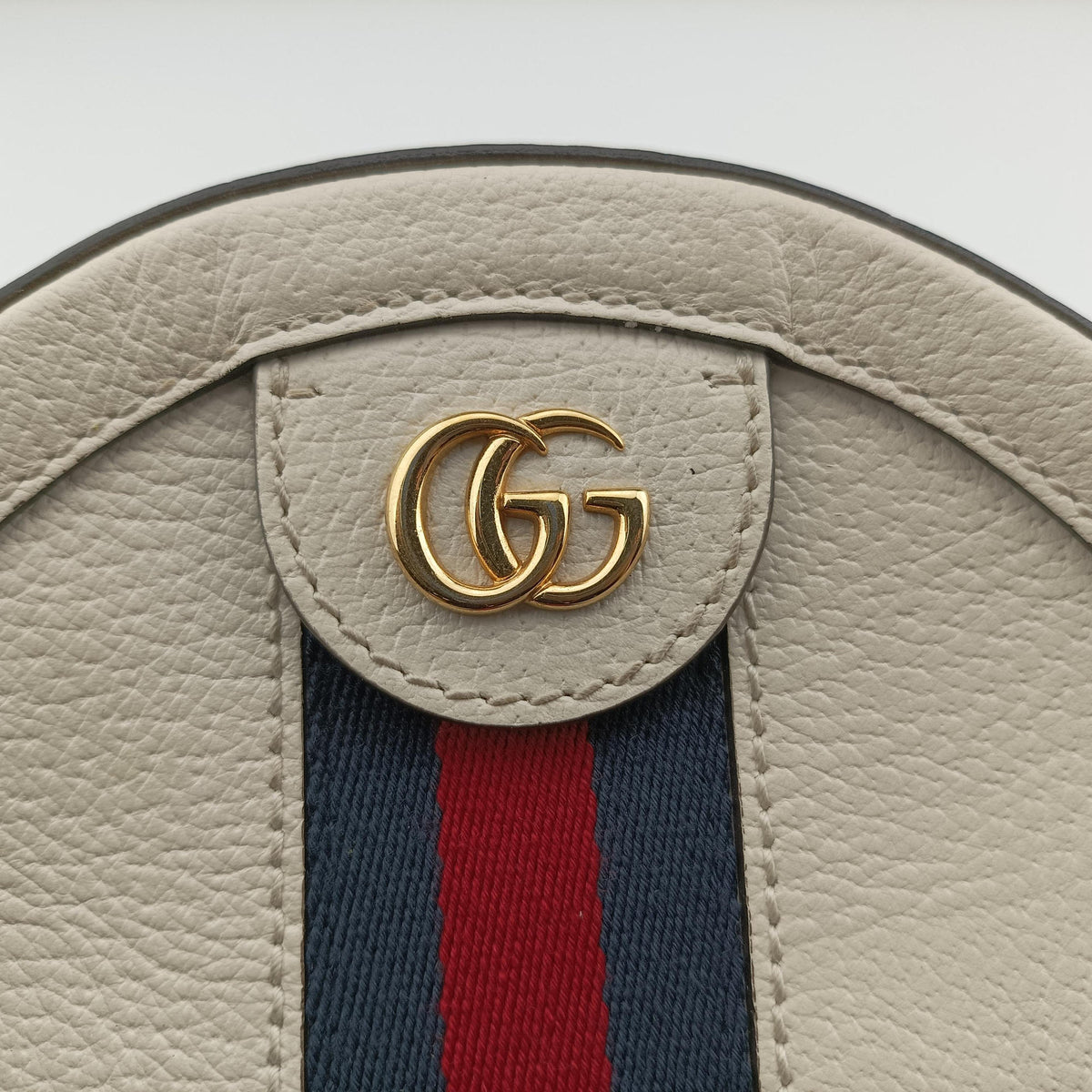 Pre-owned Gucci Ophidia White Leather 550618 crossbodybag | stylenewstar