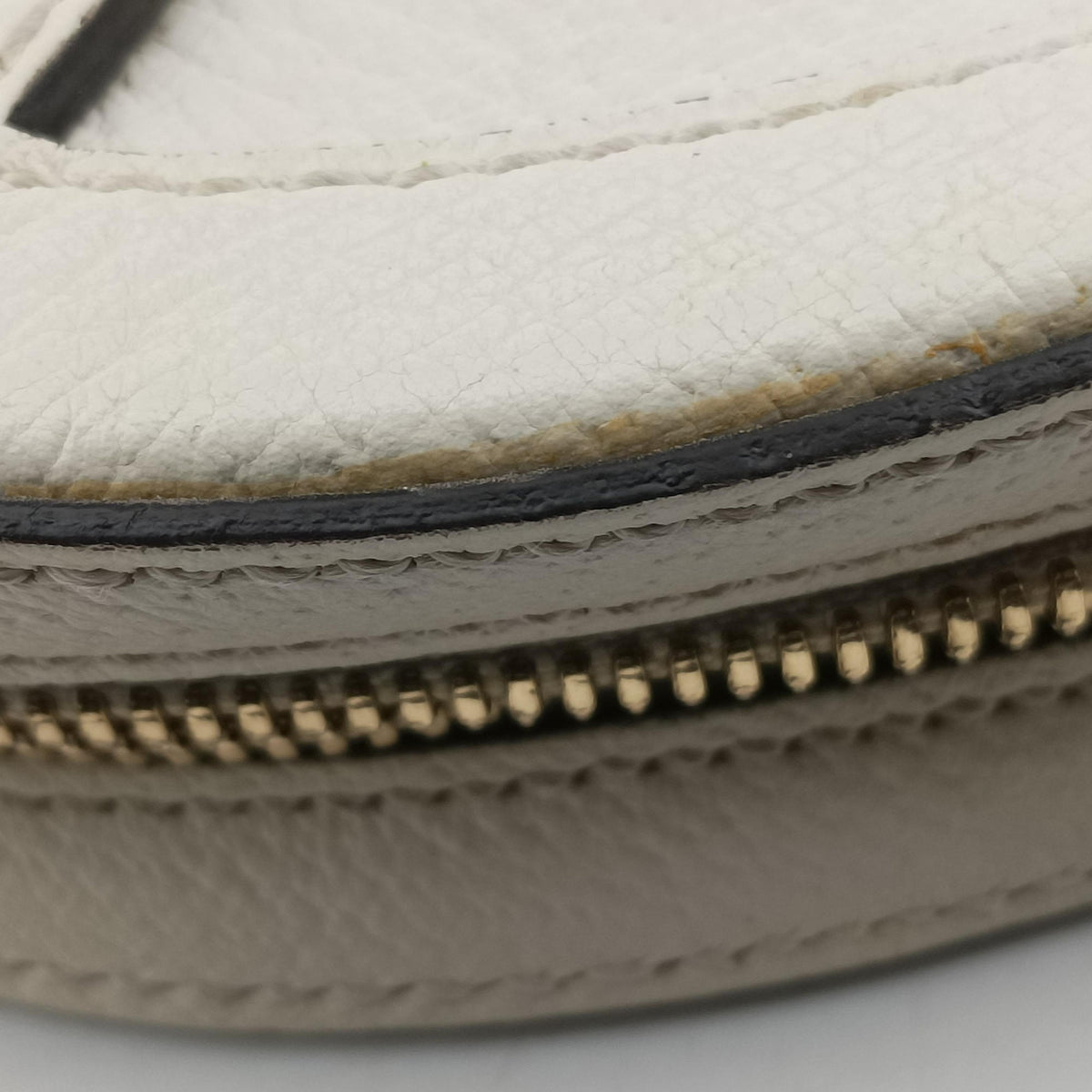 Pre-owned Gucci Ophidia White Leather 550618 crossbodybag | stylenewstar