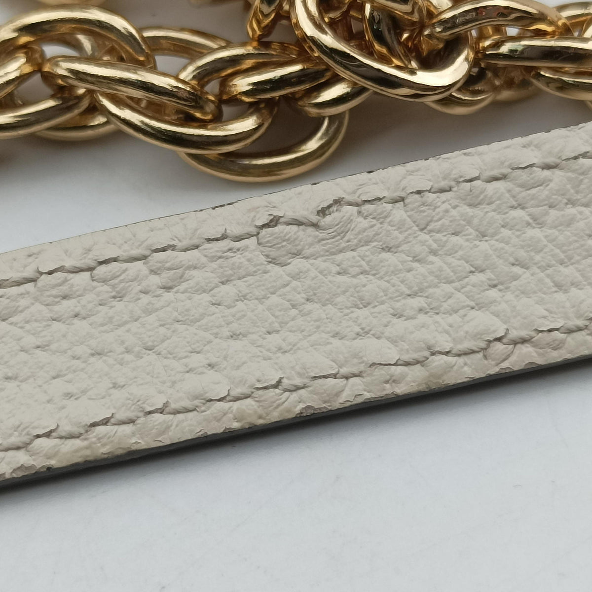 Pre-owned Gucci Ophidia White Leather 550618 crossbodybag | stylenewstar