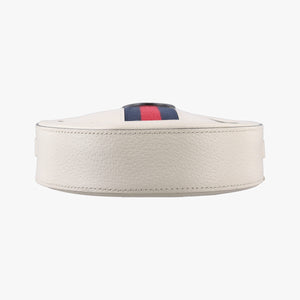 Pre-owned Gucci Ophidia White Leather 550618 crossbodybag | stylenewstar