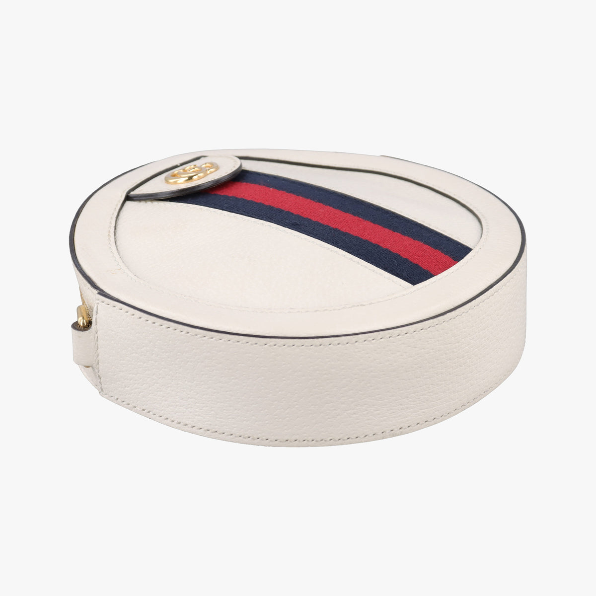 Pre-owned Gucci Ophidia White Leather 550618 crossbodybag | stylenewstar