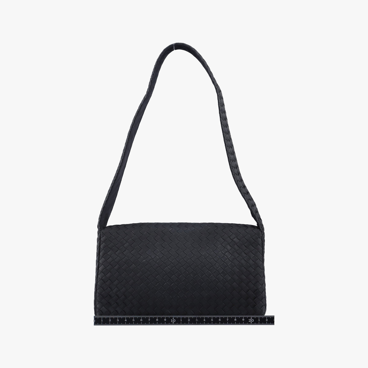 Secondhand Bottega Veneta Intrecciato Black silk  clutchbag | stylenewstar