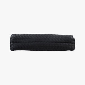 Secondhand Bottega Veneta Intrecciato Black silk  clutchbag | stylenewstar
