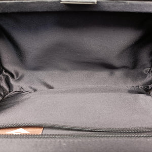 Secondhand Bottega Veneta Intrecciato Black silk  clutchbag | stylenewstar
