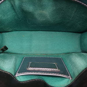 Pre-owned Bvlgari SERPENTI FOREVER Blue Patent  shoulderbag | stylenewstar