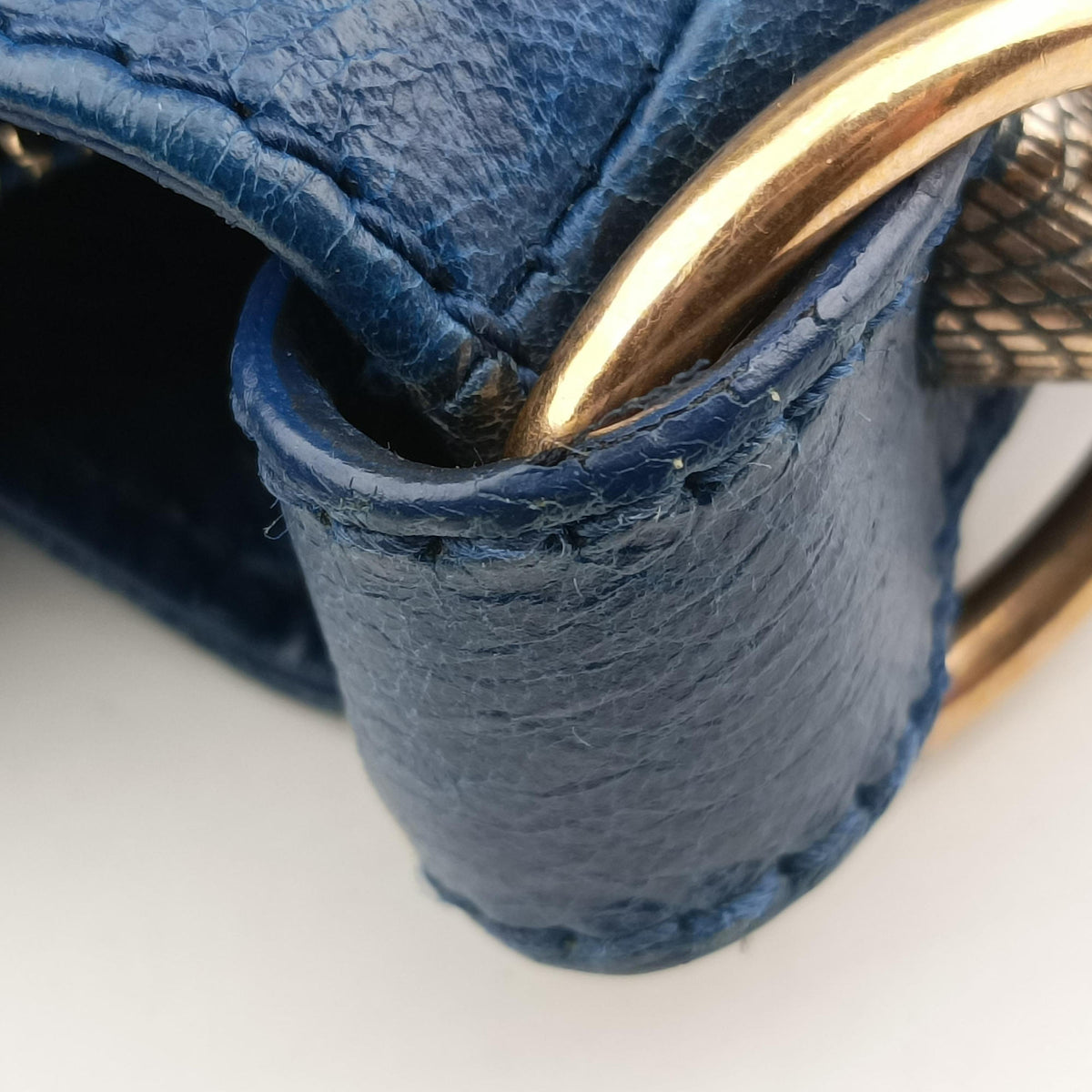 Secondhand Balenciaga The Velo Blue Lambskin  shoulderbag | stylenewstar