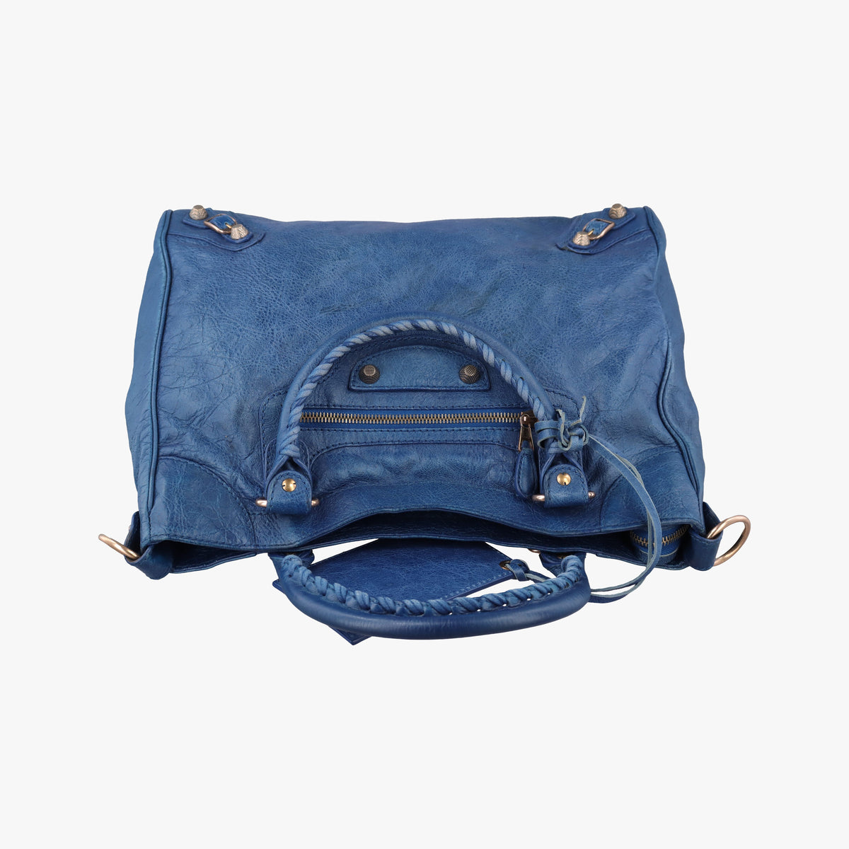 Secondhand Balenciaga The Velo Blue Lambskin  shoulderbag | stylenewstar