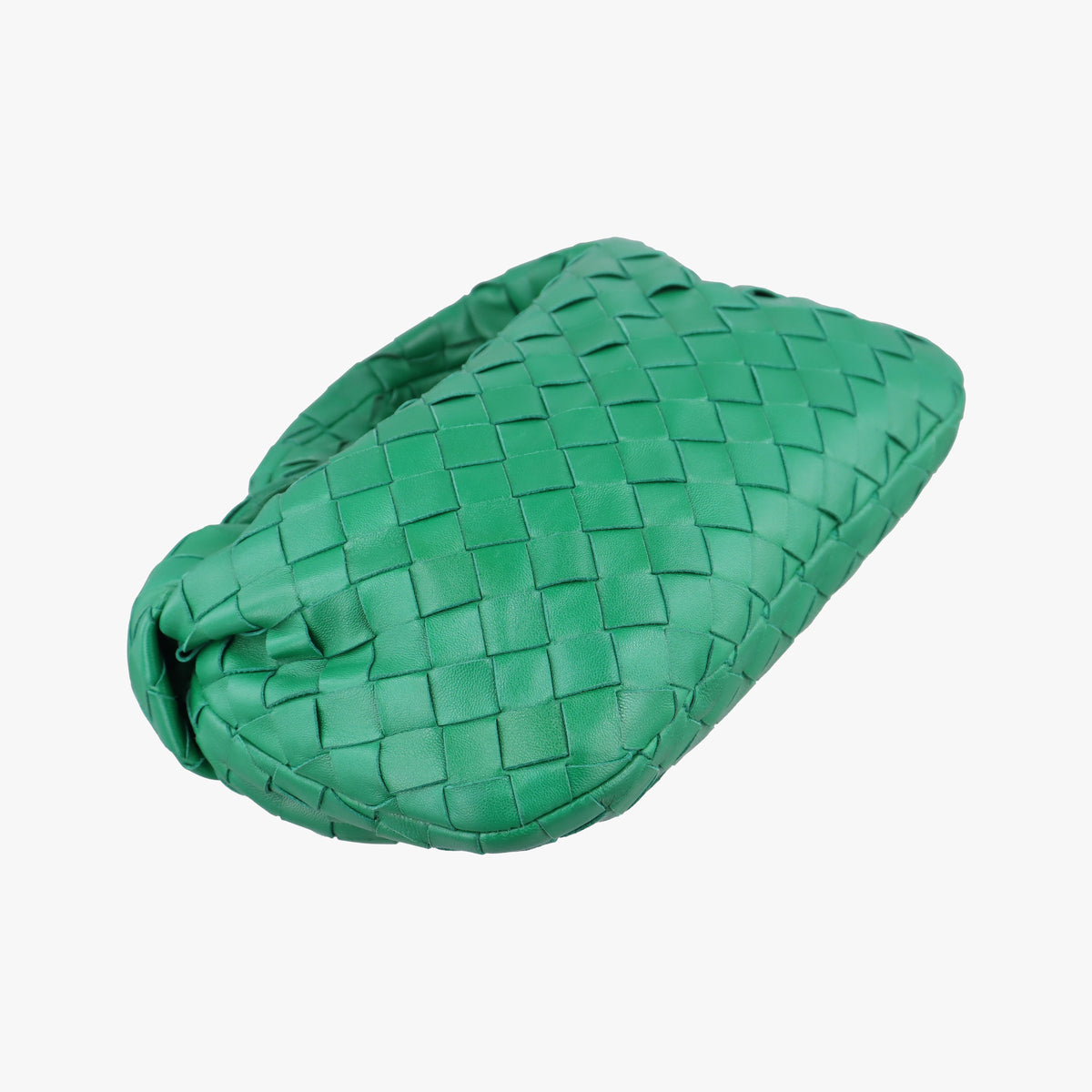 Pre-owned Bottega Veneta The Jodie Green lambskin  handbag | stylenewstar