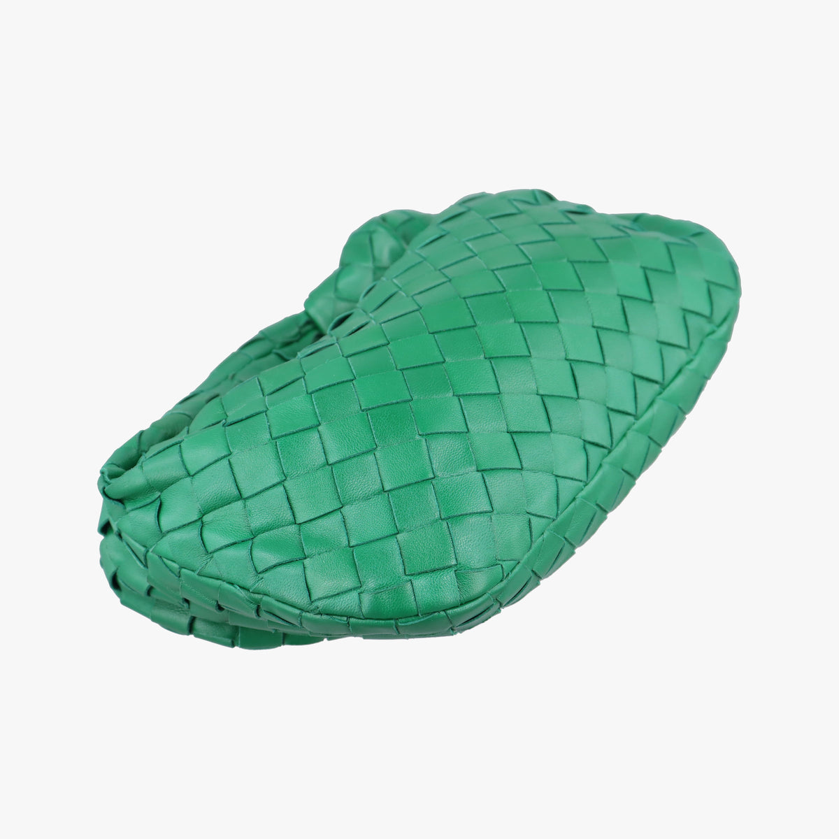 Pre-owned Bottega Veneta The Jodie Green lambskin  handbag | stylenewstar