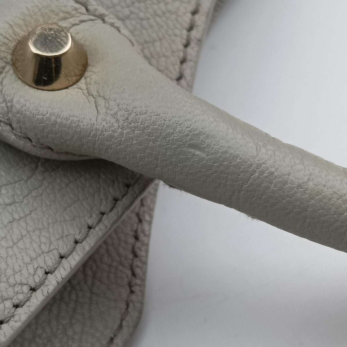 Pre-owned Balenciaga Classic City Grey lambskin  shoulderbag | stylenewstar
