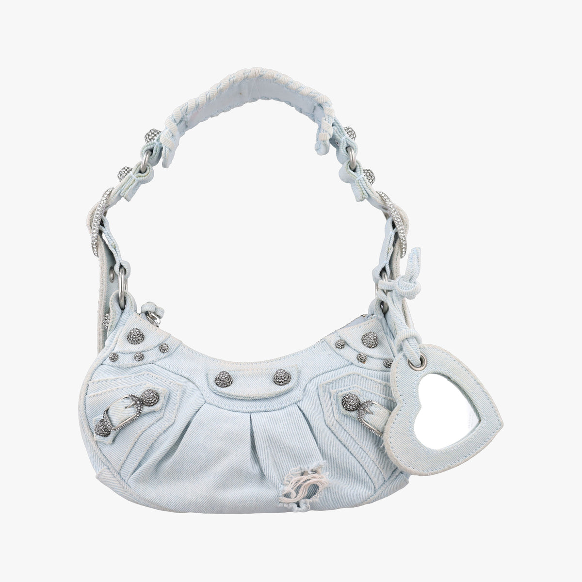 Vintage Balenciaga Le Cagole Blue denim  shoulderbag | stylenewstar