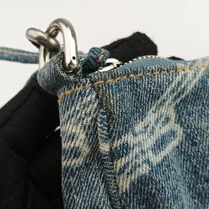 Secondhand Balenciaga Le Cagole mini Blue denim  shoulderbag | stylenewstar
