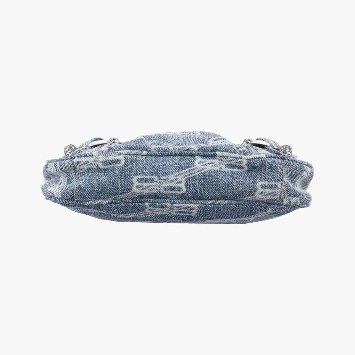 Secondhand Balenciaga Le Cagole mini Blue denim  shoulderbag | stylenewstar