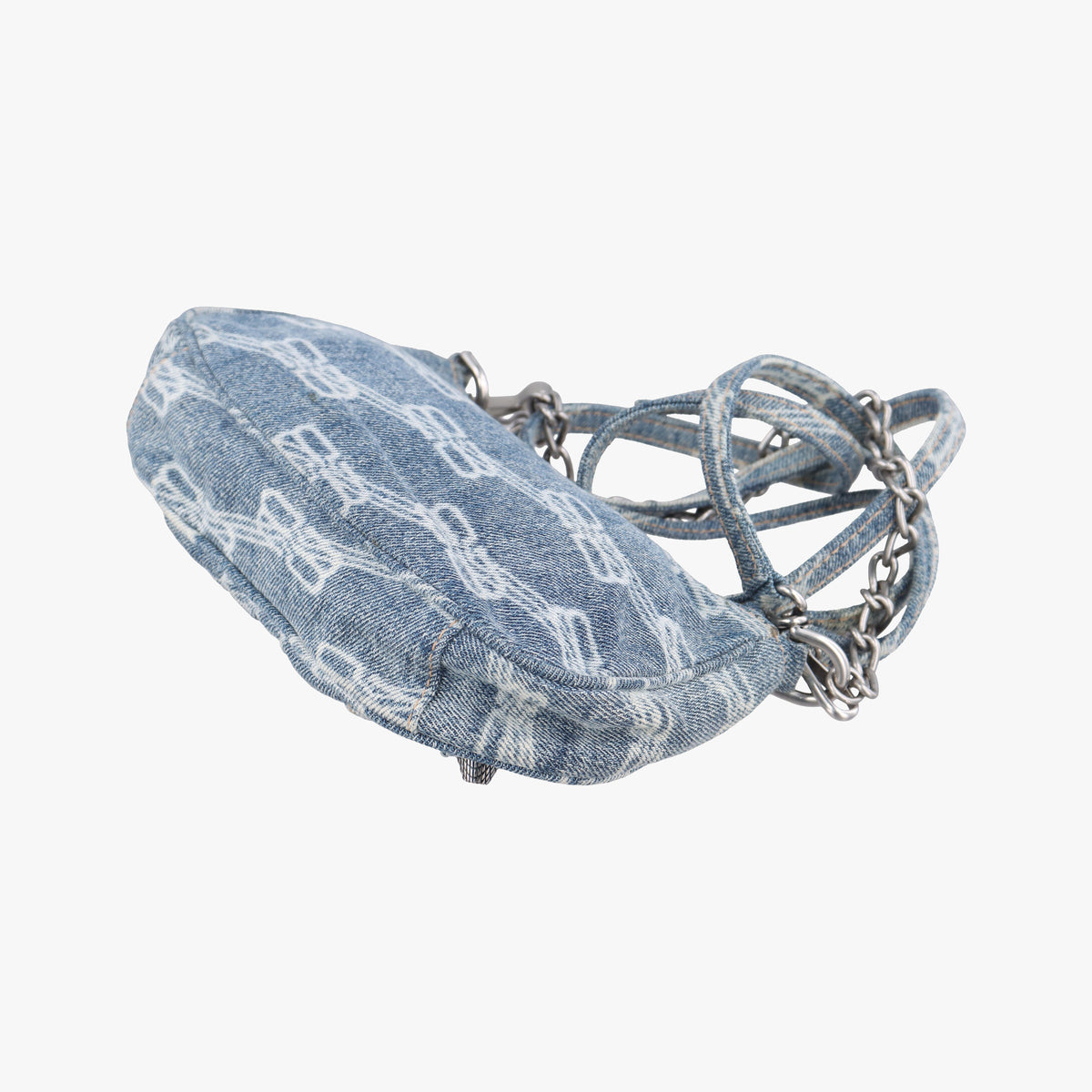 Secondhand Balenciaga Le Cagole mini Blue denim  shoulderbag | stylenewstar