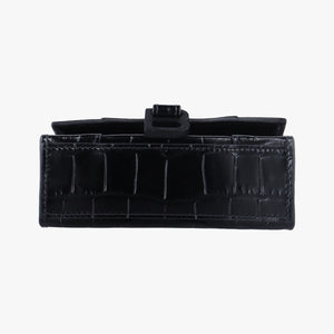 Vintage Balenciaga Hourglass Black Leather 637372 shoulderbag | stylenewstar