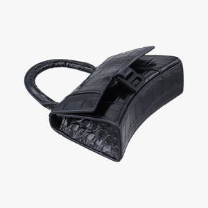 Vintage Balenciaga Hourglass Black Leather 637372 shoulderbag | stylenewstar
