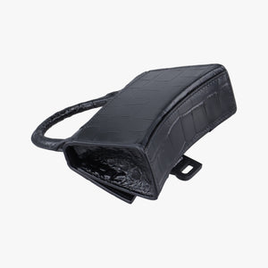 Vintage Balenciaga Hourglass Black Leather 637372 shoulderbag | stylenewstar