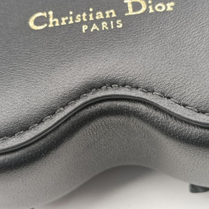 Pre-owned Christian Dior 30 Montaigne Removable Black Lambskin  shoulderbag | stylenewstar