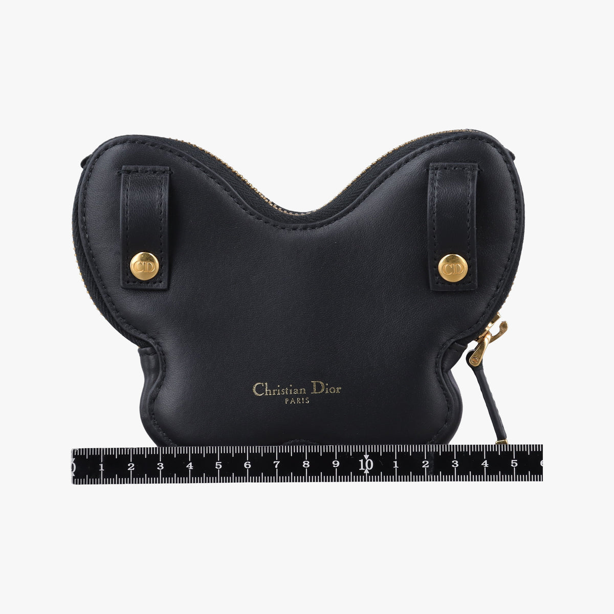 Pre-owned Christian Dior 30 Montaigne Removable Black Lambskin  shoulderbag | stylenewstar