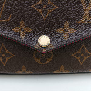 Vintage Louis Vuitton Pochette Felicie Brown Monogram Canvas M61276 shoulderbag | stylenewstar