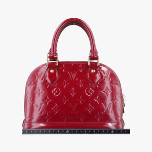 Pre-owned Louis Vuitton Alma BB pomme d'amour Vernis M90174 shoulderbag | stylenewstar