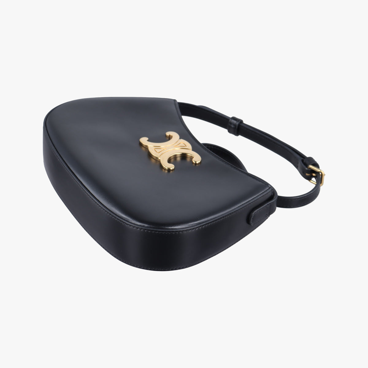 Pre-owned Celine Medium Tilly Black Leather 115703BF4 shoulderbag | stylenewstar