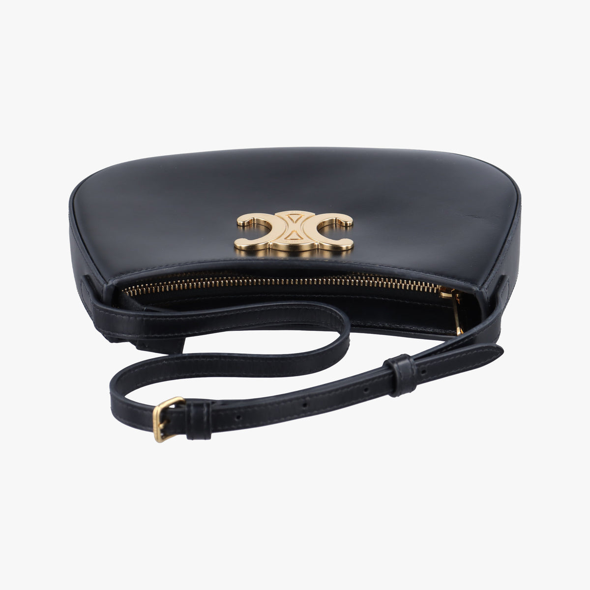 Pre-owned Celine Medium Tilly Black Leather 115703BF4 shoulderbag | stylenewstar